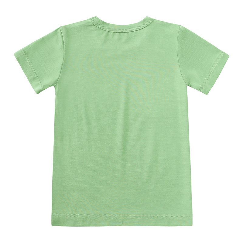 Kinderbekleidung Kinderkleidung Kinderanzug Sommer dünner Bambusfaser-Zweiteiler mit kurzärmeligen Shorts für kleine und mittelgroße Kinder_voghion.com