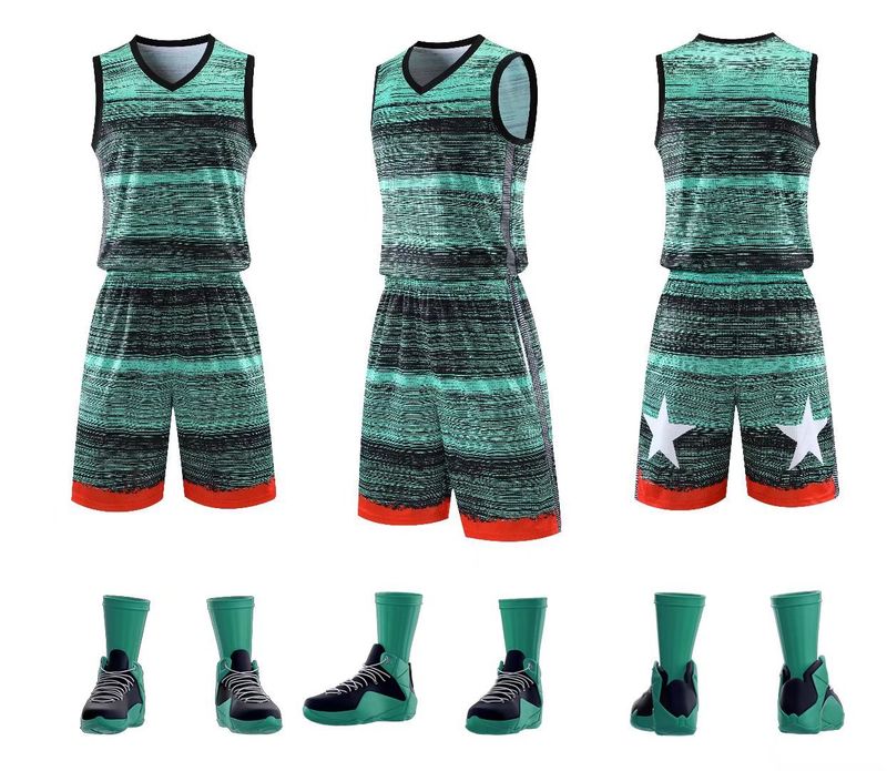 Combinaison de basket-ball, maillot imprimé pour hommes, débardeur, uniforme de sport d'entraînement de compétition, taille imprimée d'équipe privée_voghion.com