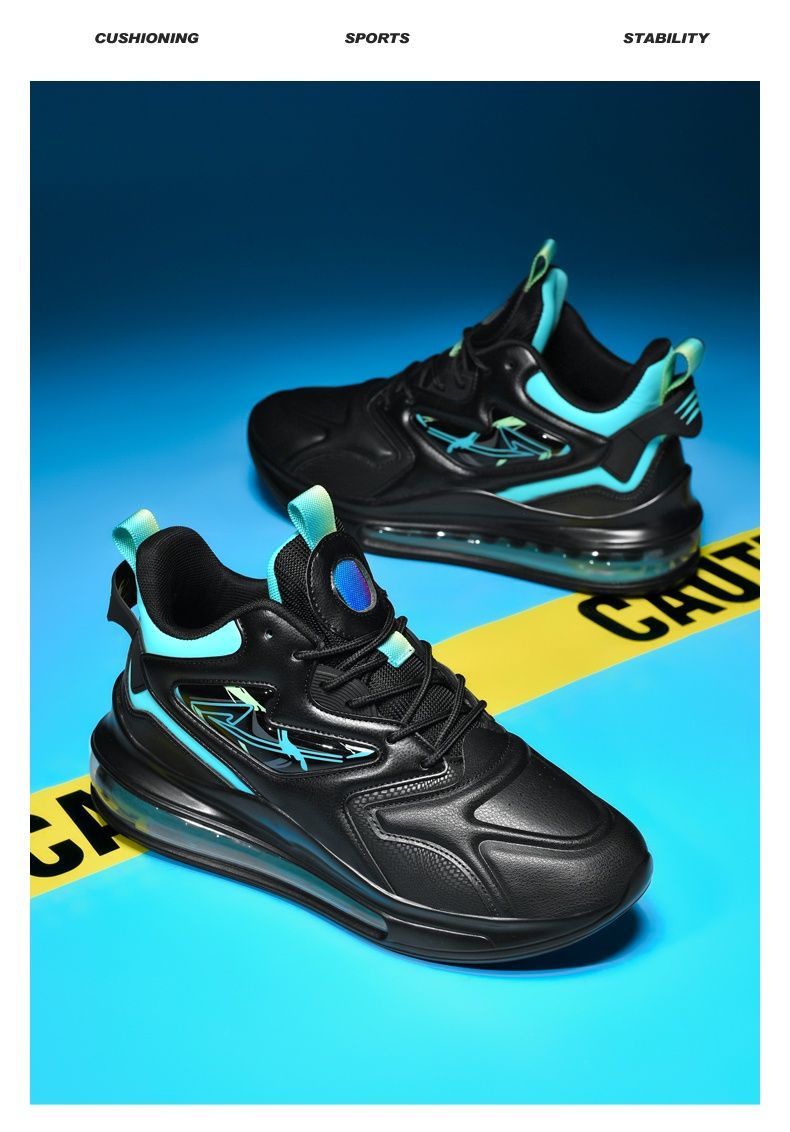 Neue Herrenschuhe für den Herbst, Sportschuhe aus Ultrafaserleder, luftgepolsterte Laufschuhe_voghion.com