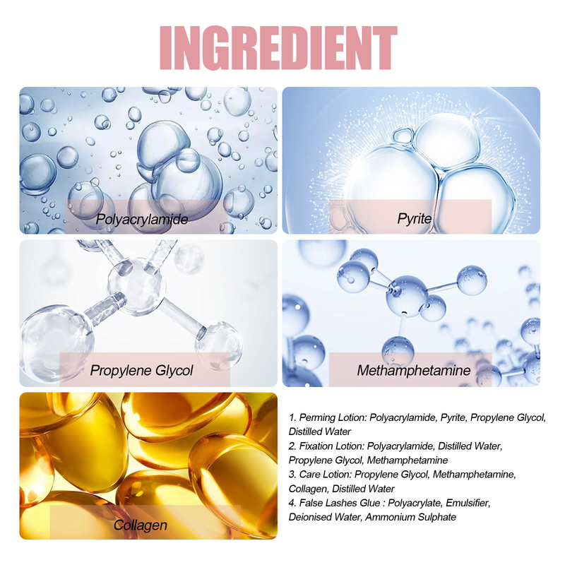EELHOE set per ciglia naturalmente bello, sottile, spesso e arricciato, delicato e senza sbavature_voghion.com