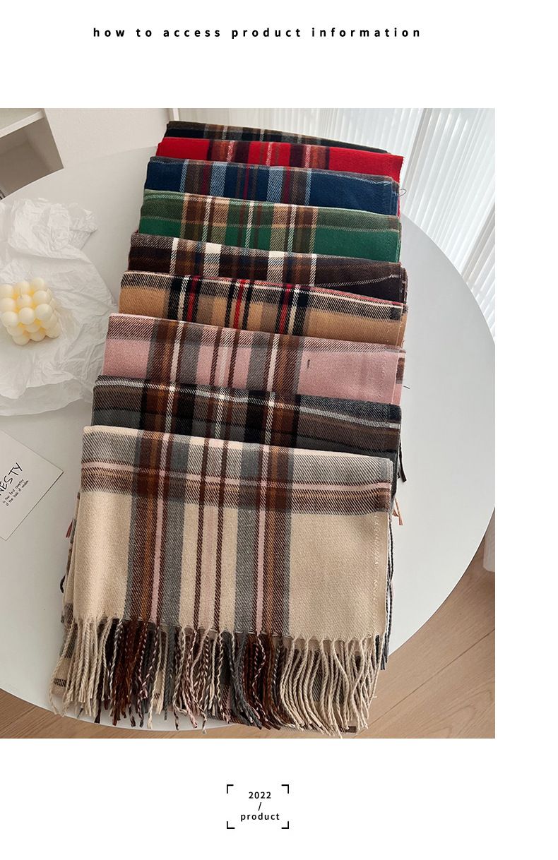 kasjmier paar plaid 2024 herfst en winter nieuwe kerstsjaal veelzijdige warme sjaal_voghion.com