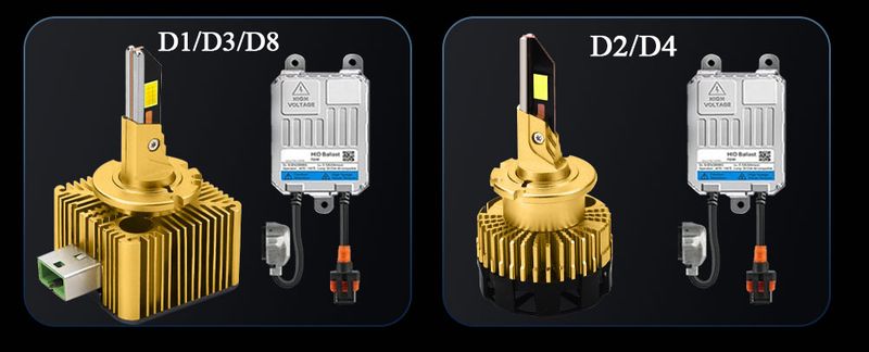 D-Serie D1S D3S Scheinwerferlampen 12V 24V Canbus Kein Fehler D4S D2S Led D4R D2R Autolampe 1200000LM Autolichter 6000K_voghion.com