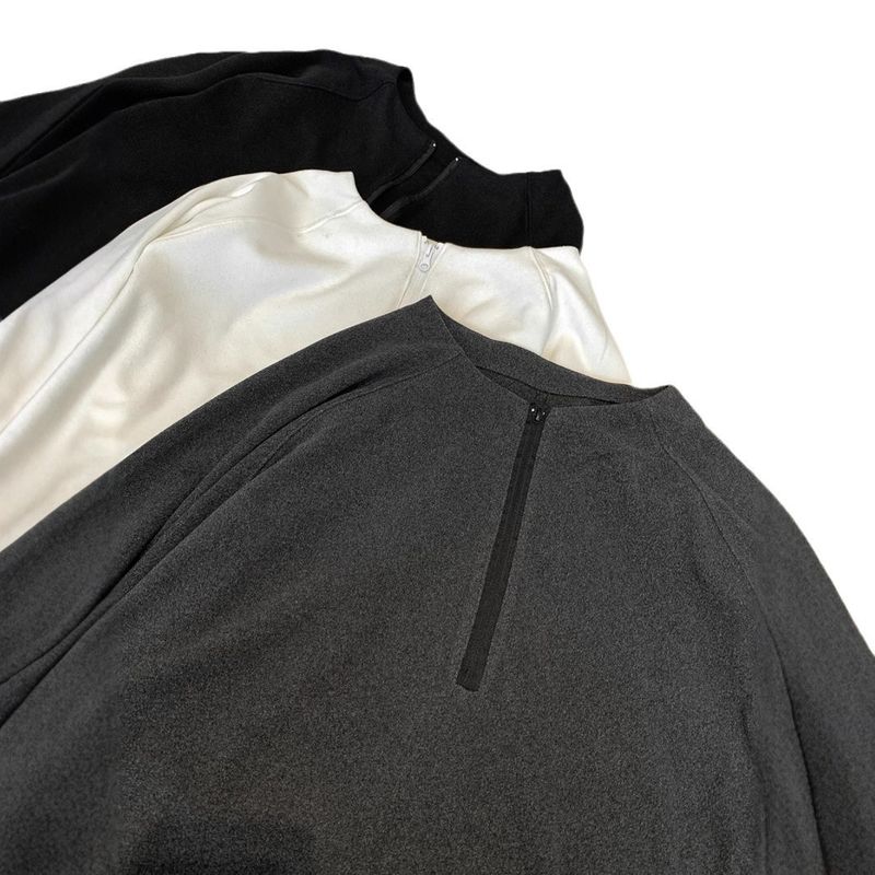 Long sleeved T-shirt men's autumn and winter new style Henry collar loose inner bottom shirt_voghion.com