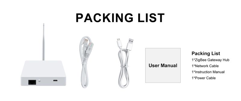 GIRIER Tuya ZigBee Antenna Smart Gateway Bridge Mesh Hub for Automation System Work with Alexa Google Home_voghion.com