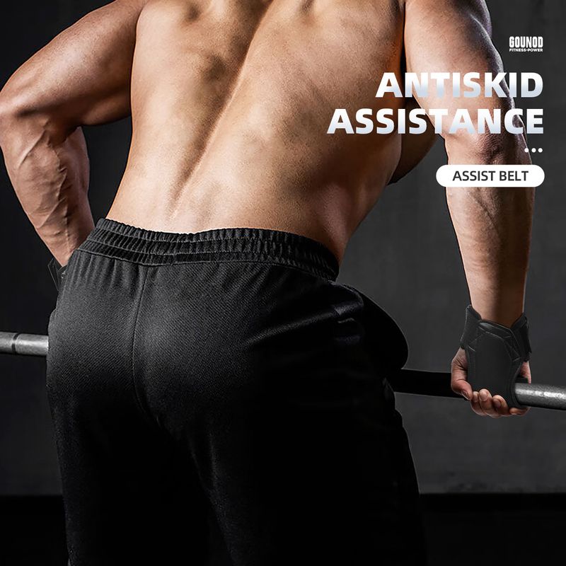 Fascia di supporto per presa da polso antiscivolo e resistente all'usura per attrezzi da fitness in pelle PVC_voghion.com