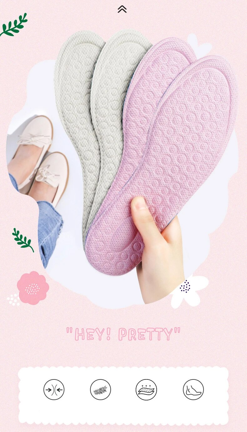 Wkładka podwyższająca EVA Memory Foam Oddychający masaż Komfort dla kobiet Buty Wkładki Wkładka do pielęgnacji stóp Akcesoria_voghion.com