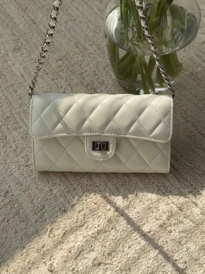 Versatile Mini Square 25 New Small High-end Coin Purse Korean Style Ins Quilted Chain Phone Bag_voghion.com