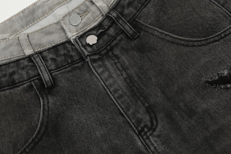 Men's Clothing Solid Color Pleated Korean Style Casual Trousers – Solid Color, Pleated, Straight-Leg Cotton Pants For Youth Fashion (Black, Blue)_voghion.com