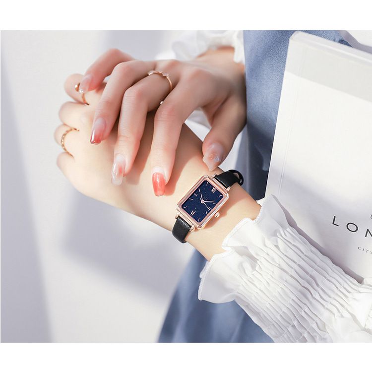 Women's Watch, Temperament, Trend, Retro, Elegant, Simple, Fashionable, Square, High Value, Advanced Retro Small Square Watch_voghion.com