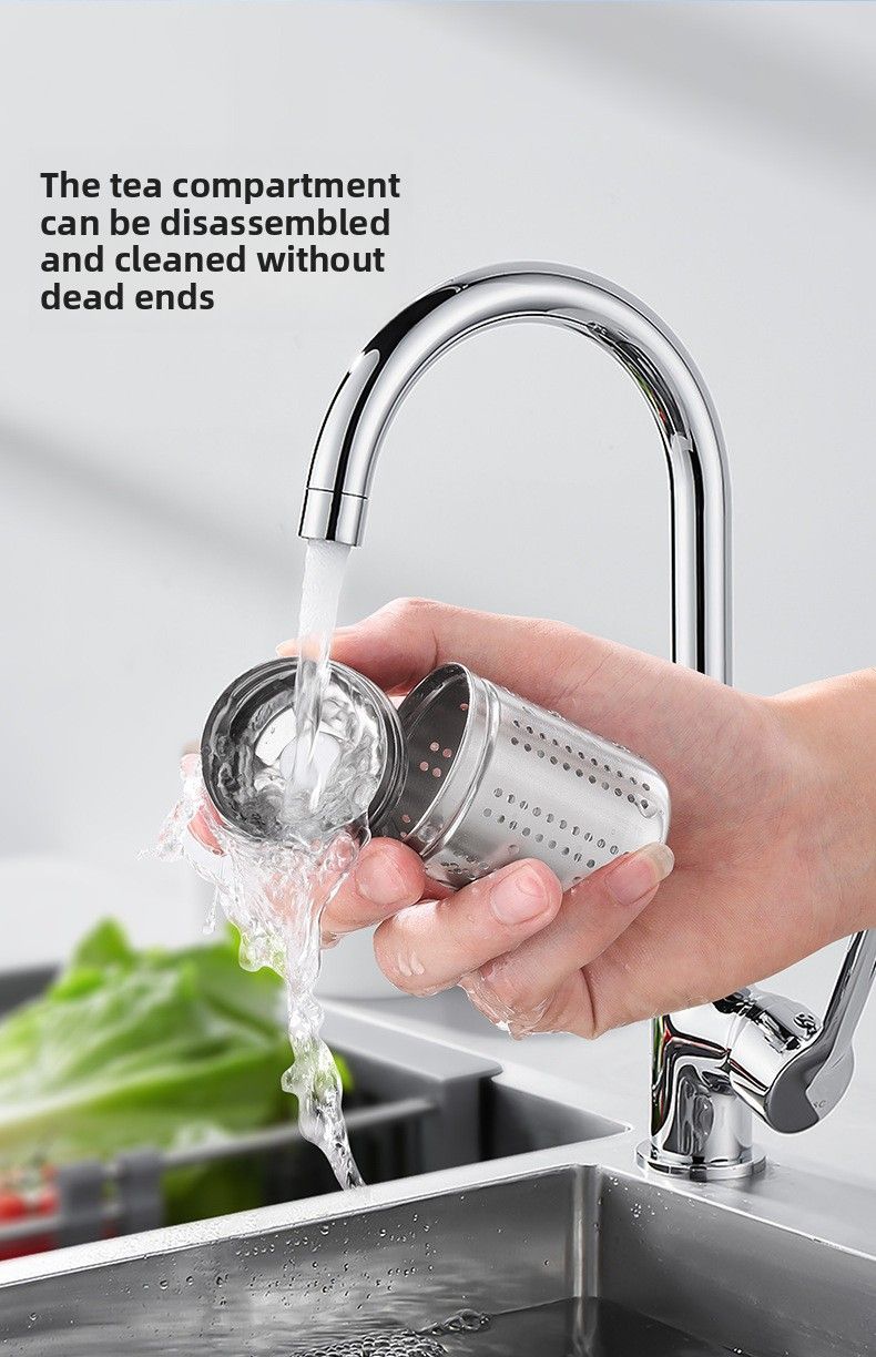 Contigo Thermosflasche für die Schule und Damen, Edelstahl, Glas, extra faltbar, sicher, breit_voghion.com