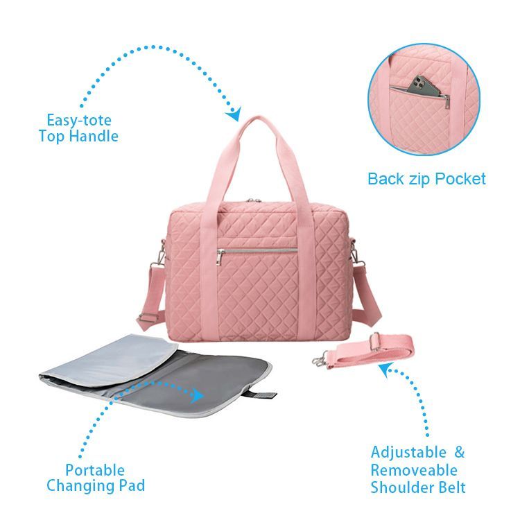 Koreanische Ins Neue Plaid Tragbare Leichte Mutter Und Baby Tasche, Reise Große Kapazität Mama Tasche MOMMY BAG_voghion.com