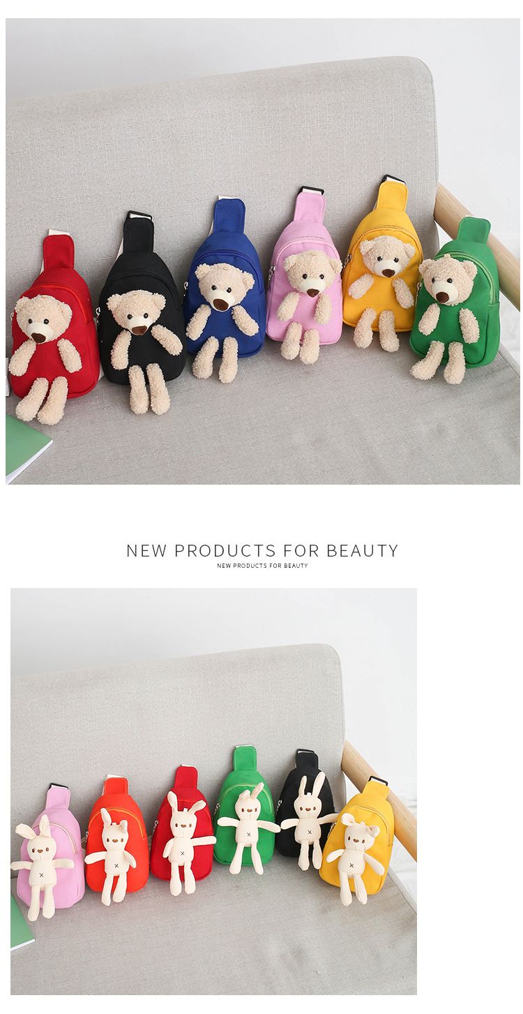 Andralyn bērnu maza korejiešu versija multfilma audekls zaķu lāde zēniem un meitenēm viena pleca cute baby Trend Crossbody_voghion.com