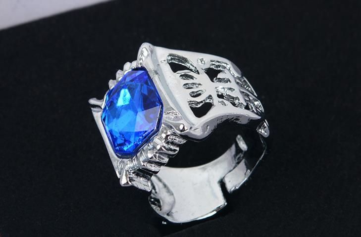 Ready Stock Cute Japanese Anime Black Bulter Kuroshitsuji Ciel Phantomhive Cosplay Accessory Action Figure Rings Toys Gifts_voghion.com