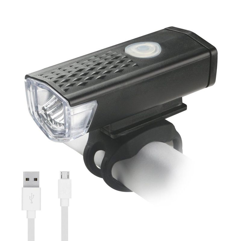 Światło rowerowe Reflektor Nocna jazda Ładowanie USB Podświetlenie LED Światło przednie do roweru górskiego Sprzęt Reflektor_voghion.com