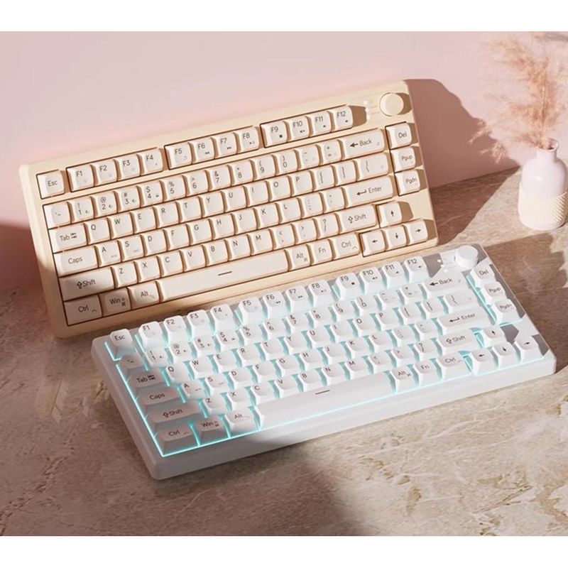 Tastiera da gioco ultra silenziosa, con membrana cablata, sensazione meccanica, e-sport per ragazze, computer da ufficio, laptop, digitazione dedicata_voghion.com