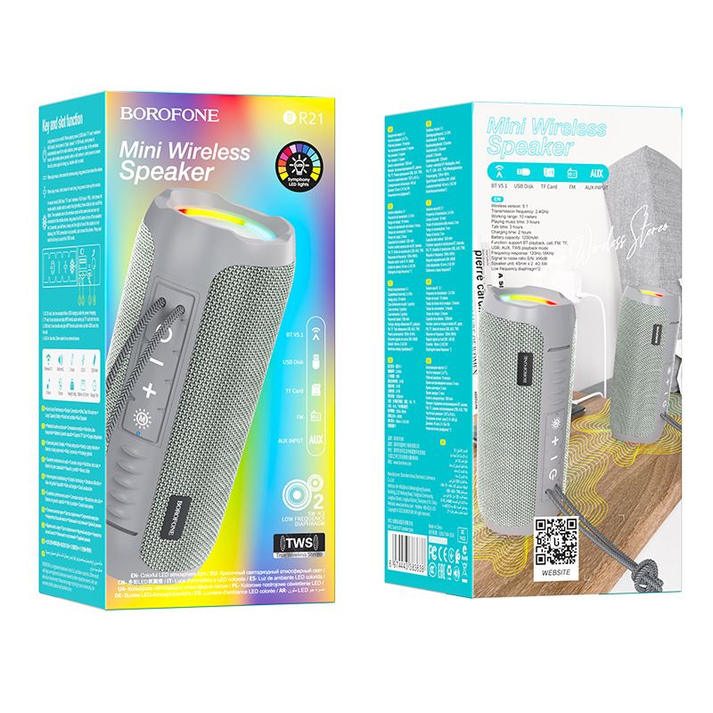 Głośnik Bluetooth BR21 do sportu, festiwal muzyczny, bezprzewodowy, wysokiej jakości, z możliwością wkładania kart, przenośny głośnik zewnętrzny_voghion.com
