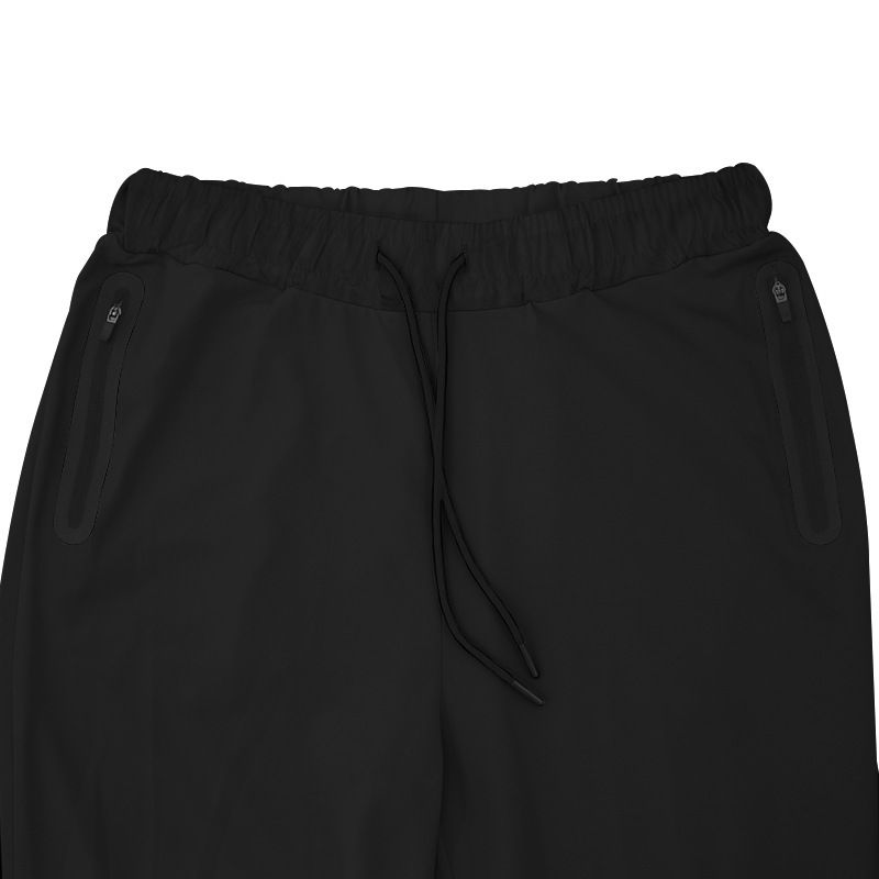 Pantalons de sport extensibles décontractés pour hommes, couleur unie, taille haute, pour la gym et le quotidien._voghion.com