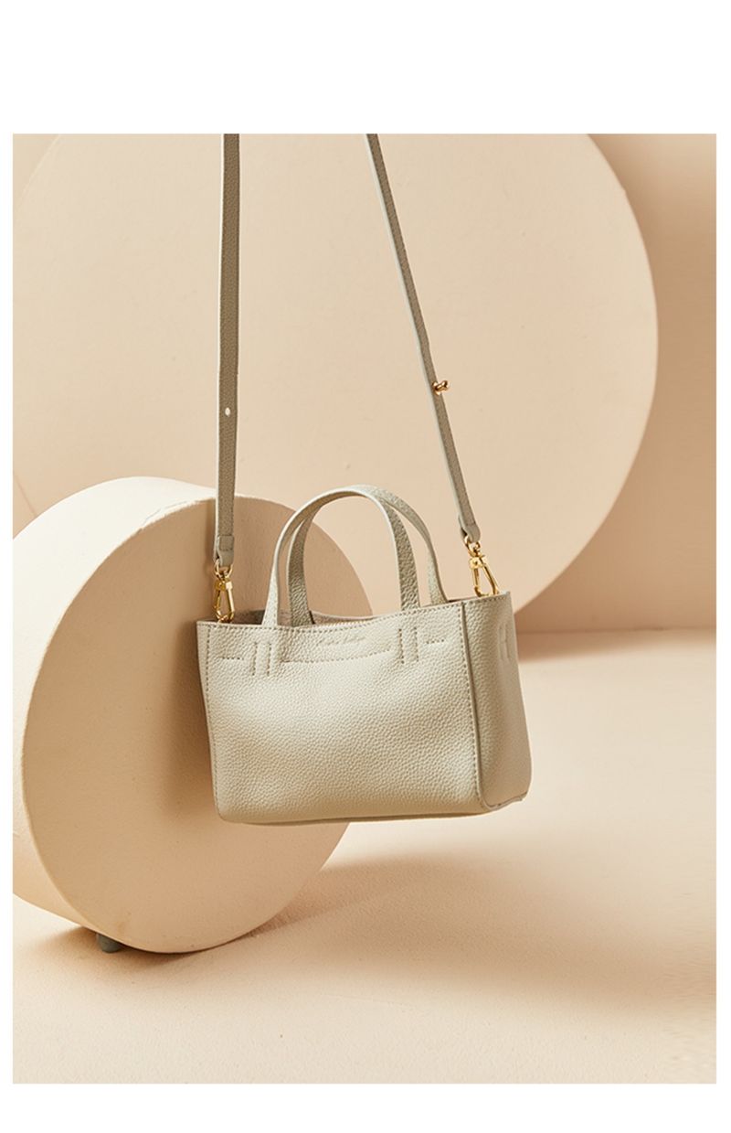 Borsa a tracolla da donna in vera pelle, nuova mini tote bag autunno/inverno 2025, primo strato in pelle di vacchetta, alla moda e versatile_voghion.com