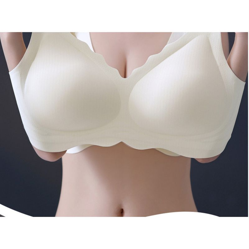 Plus Size Anti-Sagging Thin Large Bust Minimizer Seamless Comfortable Sports Bra_voghion.com