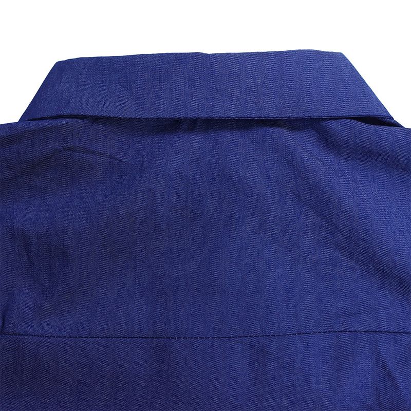 C8551 Herbst Und Winter Neue Große Größe Damenmode Casual Denim Spleißen Gedruckt Langen Rock Große Schaukel Außenhandel_voghion.com