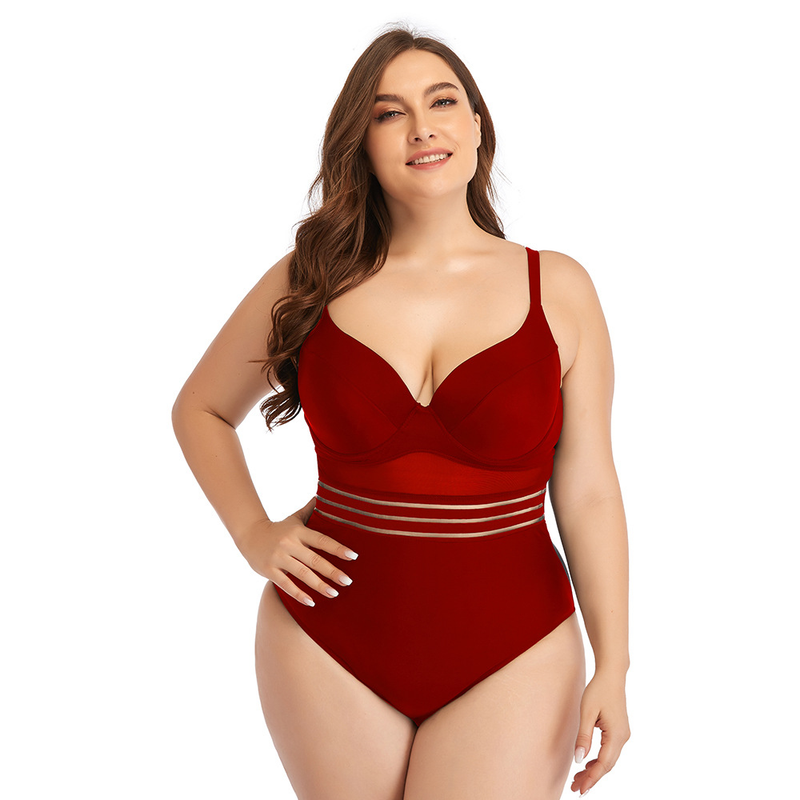Maillot de bain une pièce sexy en maille, dos nu, amincissant, pour femmes_voghion.com