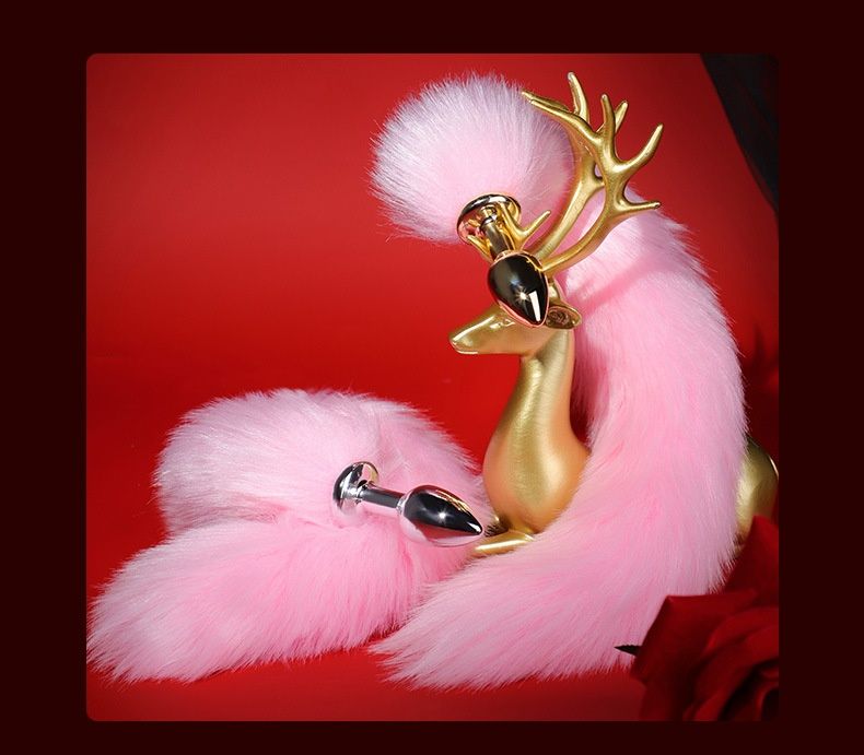 LuvBox SM Fox Sex Toys Expansion Rabbit Tail Anal Plug Punishment Training Back Chamber Props Dropshipping_voghion.com