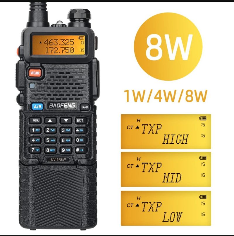 Intercom Uv-5r Yüksek Güç 8w El Tipi 3800 Mah El Tipi Açık Hava_voghion.com