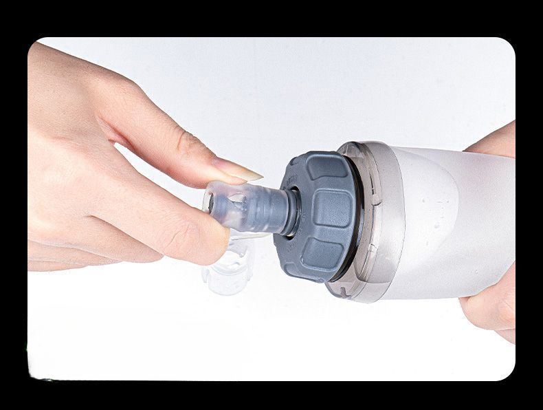 Landy Outdoor Sports Borraccia portatile pieghevole morbida da 350 ml per trail running ed escursionismo_voghion.com