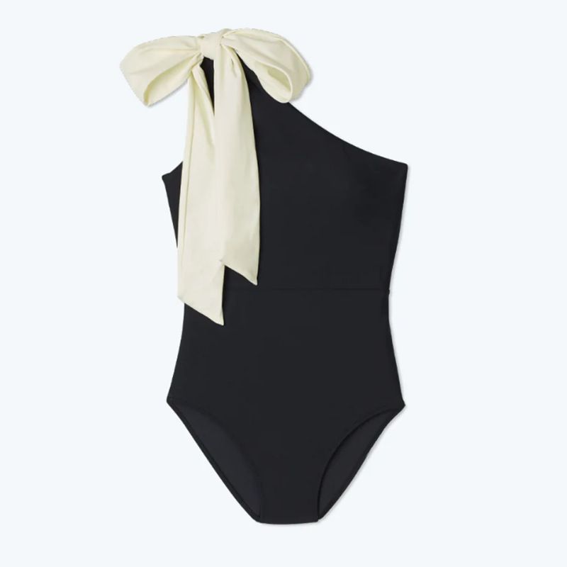 Costume intero da donna, costume da bagno intero sexy, tinta unita, senza schienale, che copre la pancia e una spalla_voghion.com