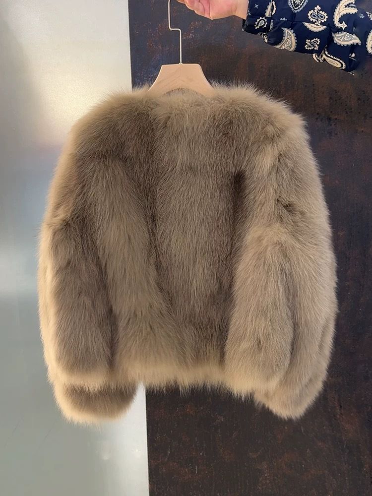Damenbekleidung Winter Kurze Jacke New Style Fox Light Temperament Verdickter Pelzmantel Damen_voghion.com