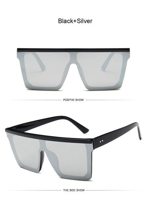 Gafas de sol cuadradas de marca de lujo para mujer_voghion.com