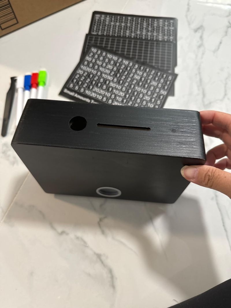 Alcancía unisex para el hogar, de madera, para manualidades, con contador, caja de regalo para niños_voghion.com