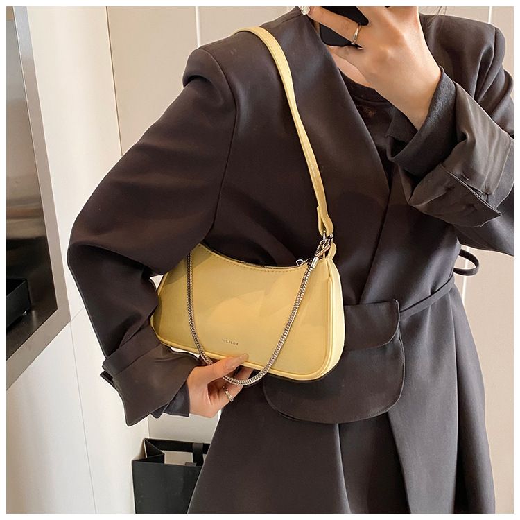 Sac à main chaîne ultra tendance pour femme, nouvelle collection printemps/été 2025, léger et luxueux, petit et haut de gamme, bandoulière simple_voghion.com