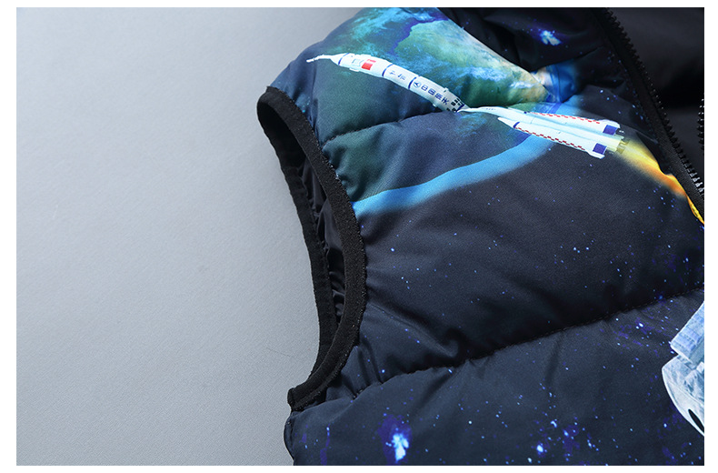 Men's Clothing Vest Men's Autumn And Winter Thickened Down Cotton Winter Waistcoat Jacket Youth Version Handsome Double-sided Vest Shoulder Vest_voghion.com