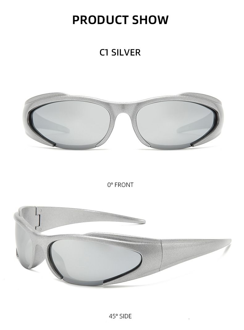 Fashion New Sports Sunglasses Y2K Outdoor Cycling Glasses Personalized Sunscreen Sunglasses_voghion.com