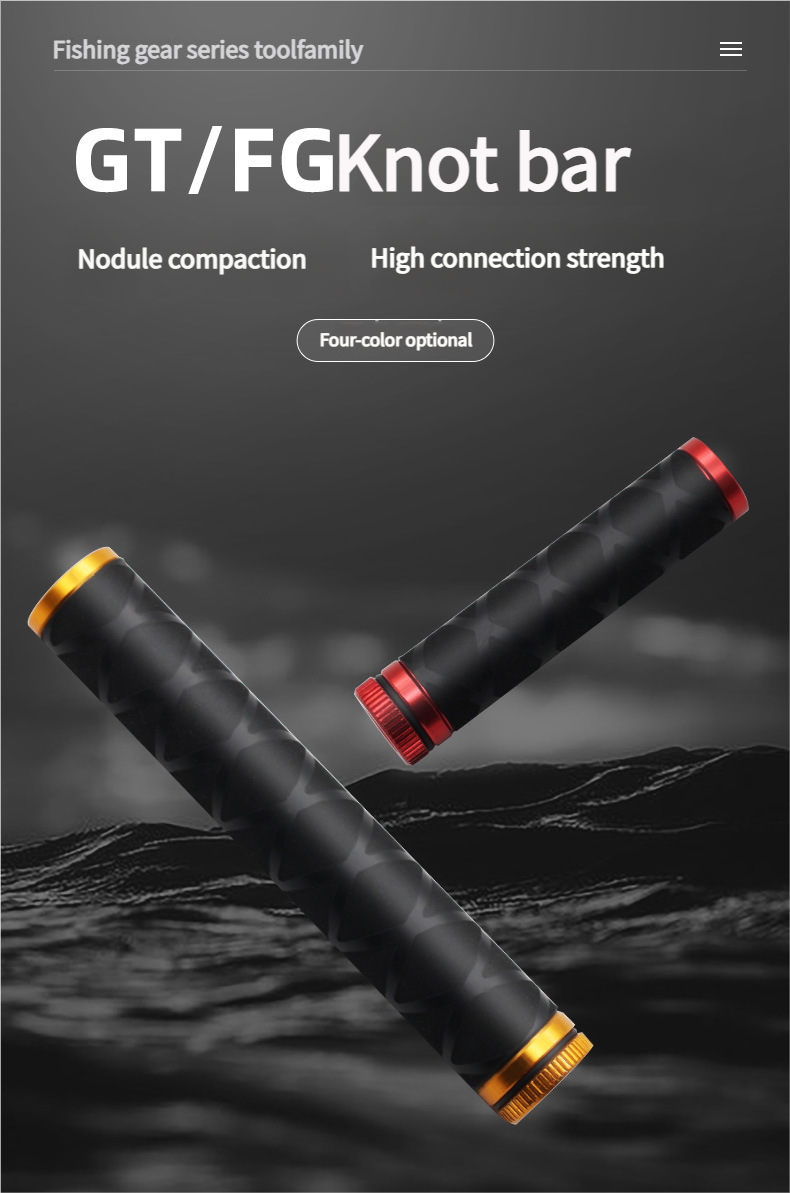 Fishing Line Tensioner & Hook Snag Rod - GT/FG Knot Puller, Portable Angling Knot Tying Tool For Fishing_voghion.com