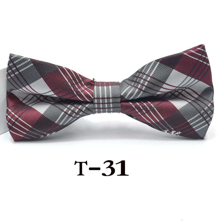 Men's Ties & Handkerchiefs business formal wear, jacquard bow tie, groom, best man, emcee, bow tie, ready stock wholesale available_voghion.com
