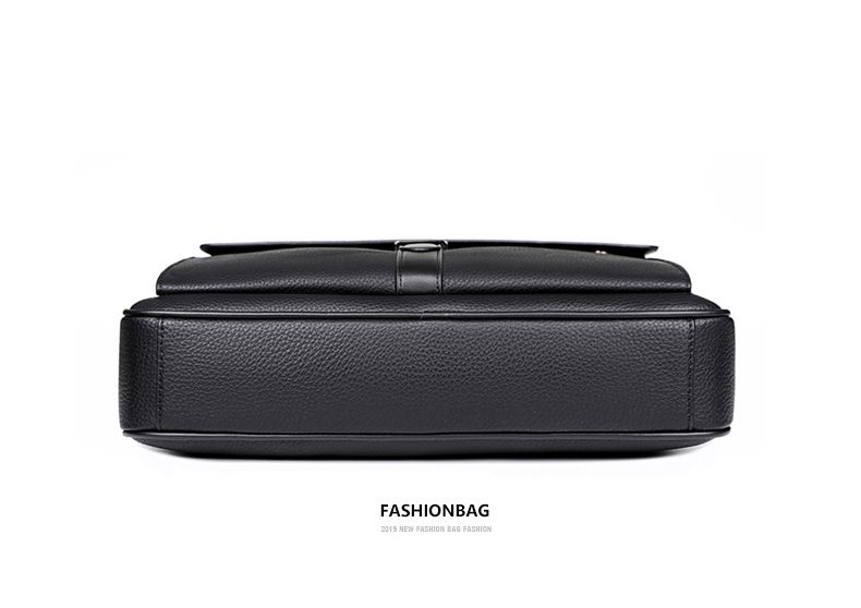 Borsa a tracolla da uomo SARO XI in vera pelle PU per laptop da 15 pollici, sottile borsa a tracolla con tracolla regolabile_voghion.com