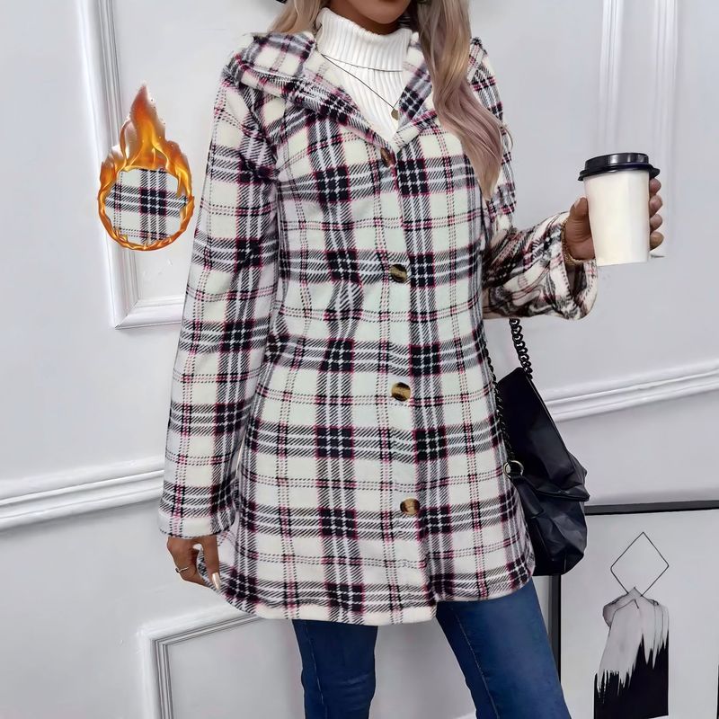 Women's Reversible Hooded Cardigan - Soft Fleece Long Sleeve Open Front Coat, Lightweight & Warm (Multiple Colors & Sizes)_voghion.com