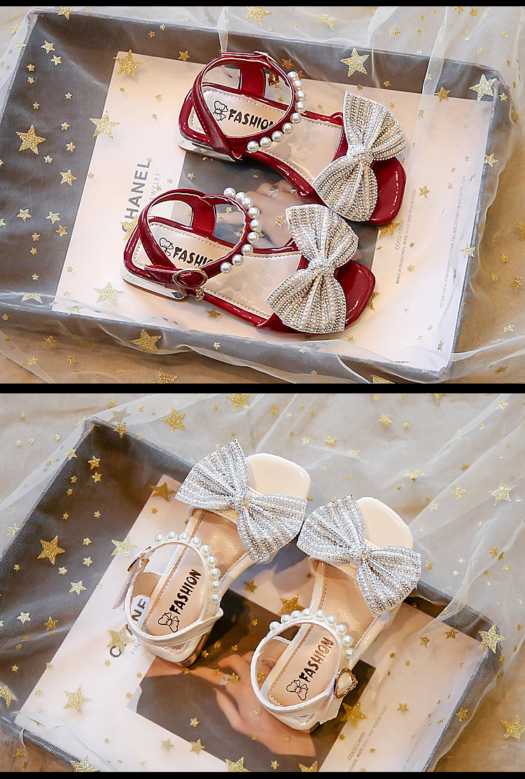 Principessa da ragazza 2023 Estate Nuovi sandali con tacco alto con suola morbida in edizione coreana per ragazzi medi e grandi_voghion.com