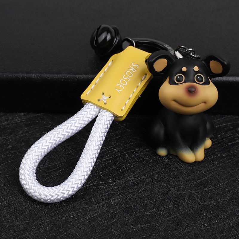 Ciondolo a forma di cane ape dei cartoni animati, celebrità di Internet, carino, per uomini e donne, squisito, decorazione per zaino, portachiavi per auto, piccolo_voghion.com