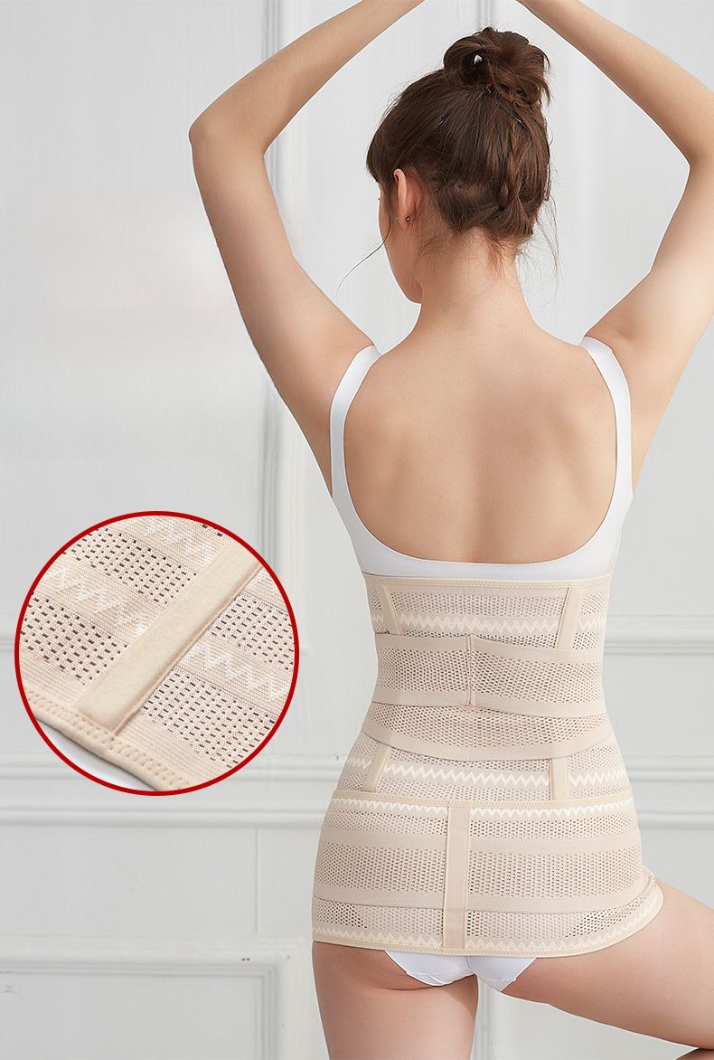 Dailixiang Trainer Donna, Fascia Addominale Post-Parto 4 Pezzi, Set Traspirante per Parto Naturale e Taglio Cesareo, Modellamento della Vita e_voghion.com