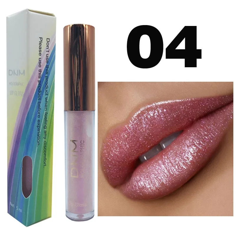 Rouge à lèvres couleur Laser DNM, nacré, pailleté, hydratant, waterproof, lèvres sexy et pulpeuses, 2024_voghion.com