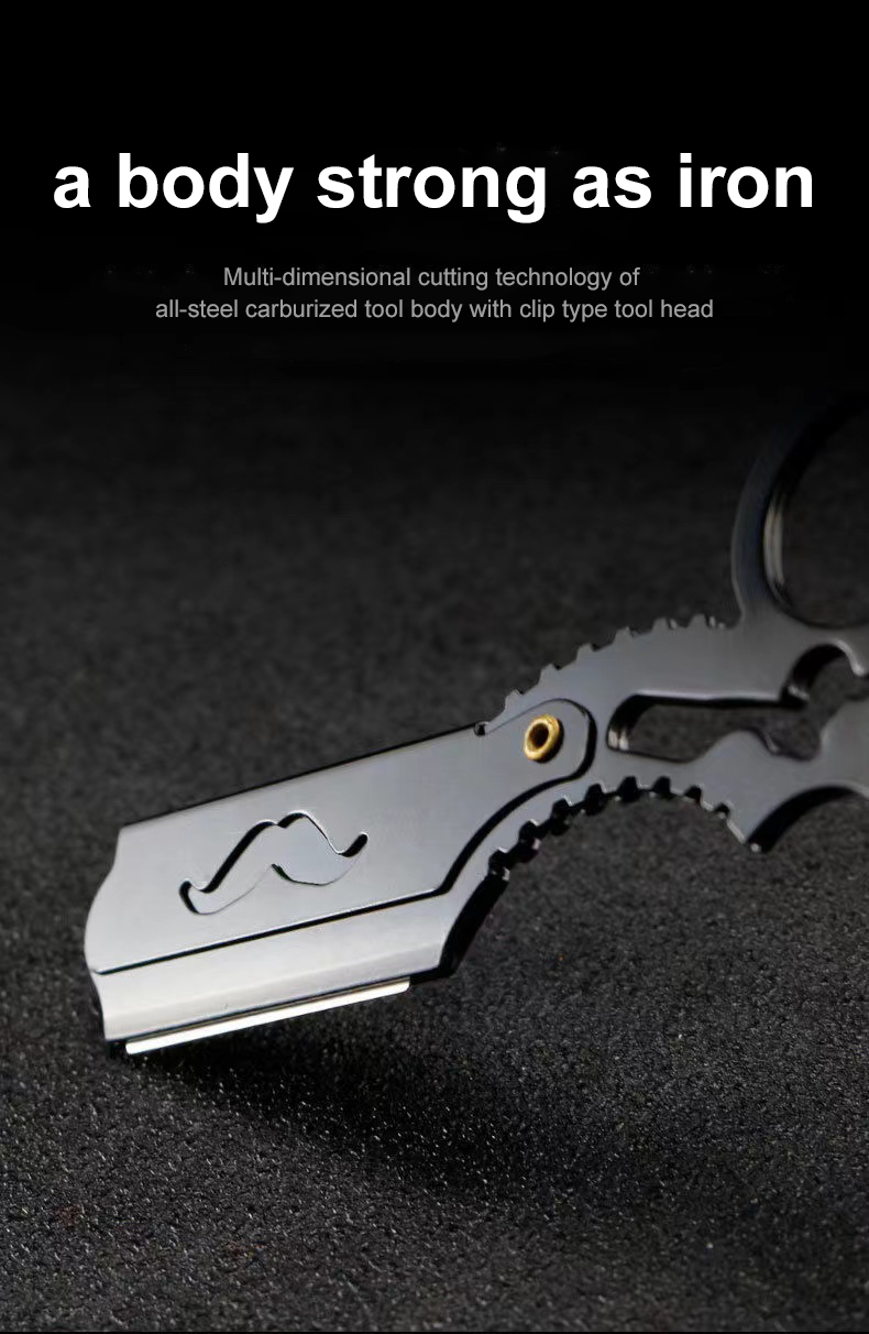 BarberTop Prachtige meswisselende scheerapparaathouder Baard Wenkbrauwscheergereedschap Handmatige ontharingstrimmer_voghion.com