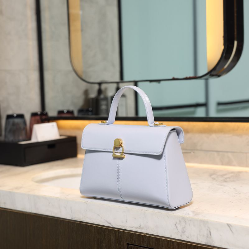 Elegante borsa a tracolla per donna - Borsa casual ispirata al vintage con manico superiore e tracolla, taglia media,_voghion.com