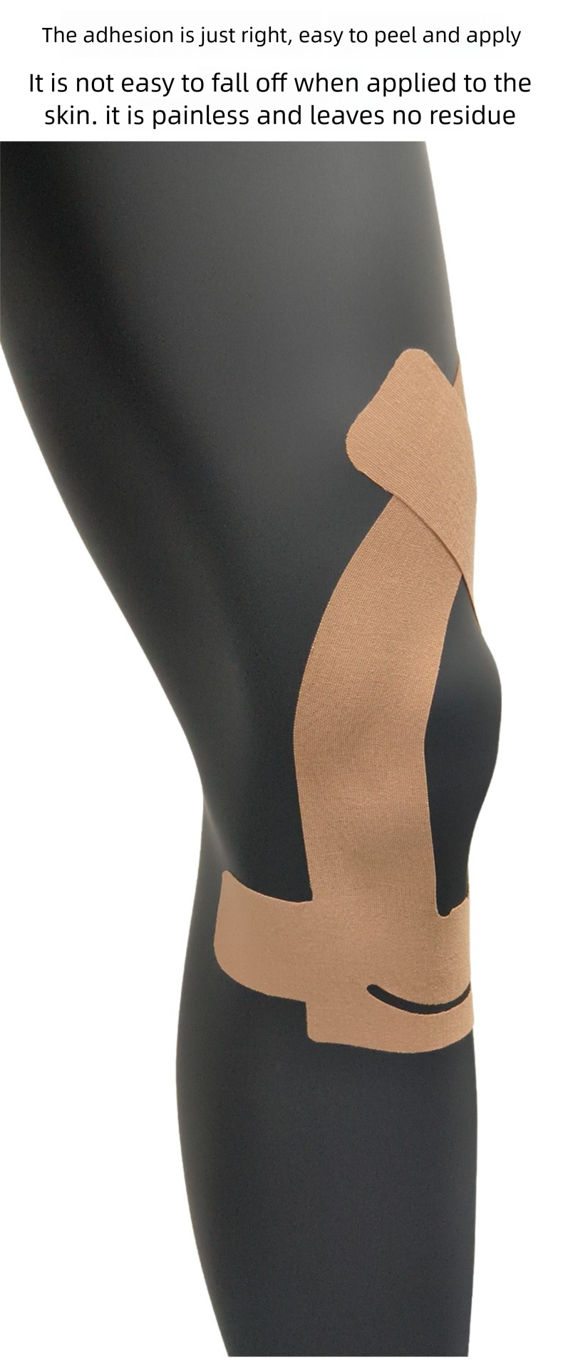 Marathon Running Sports Elastisches integriertes vorgeschnittenes Kniemuskelband_voghion.com