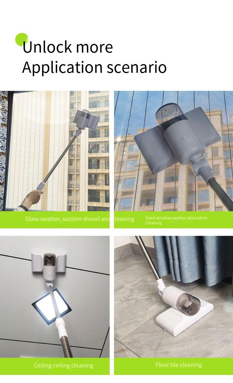 Fourth Generation Electric Robot Rechargeable Telescopic High-Altitude Lazy Vacuum Household Cleaning Glass Wiper_voghion.com