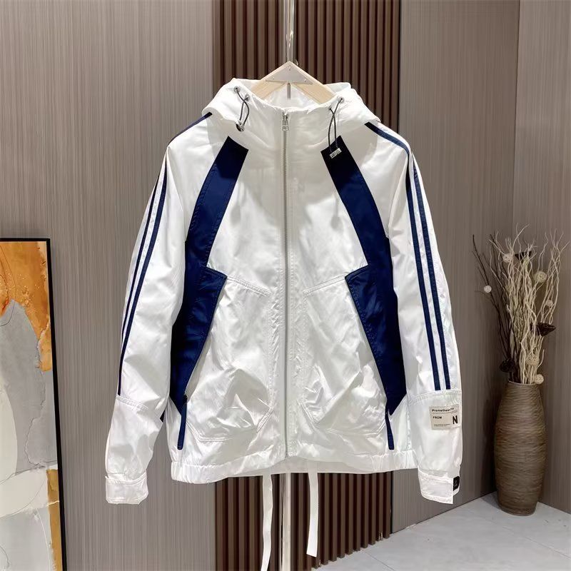 Giacca sportiva sottile con cappuccio, nuova moda primavera e autunno, abbigliamento maschile_voghion.com