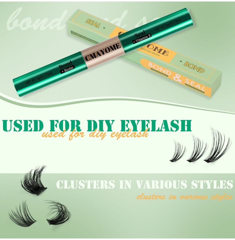Beauty & Health False Eyelash Glue Double Head DIY Segmented False Eyelash Glue Self Grafting Quick Drying Eyelash Glue_voghion.com