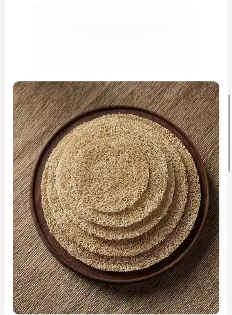Absorbent Loofah Pot Yixing Teapot Mat, Tea Ceremony Accessories, Heat Insulation Rattan Woven Base Mat_voghion.com